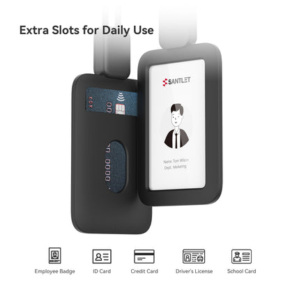 SANTLET 縦型IDカードホルダー