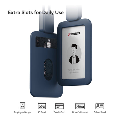 SANTLET 縦型IDカードホルダー