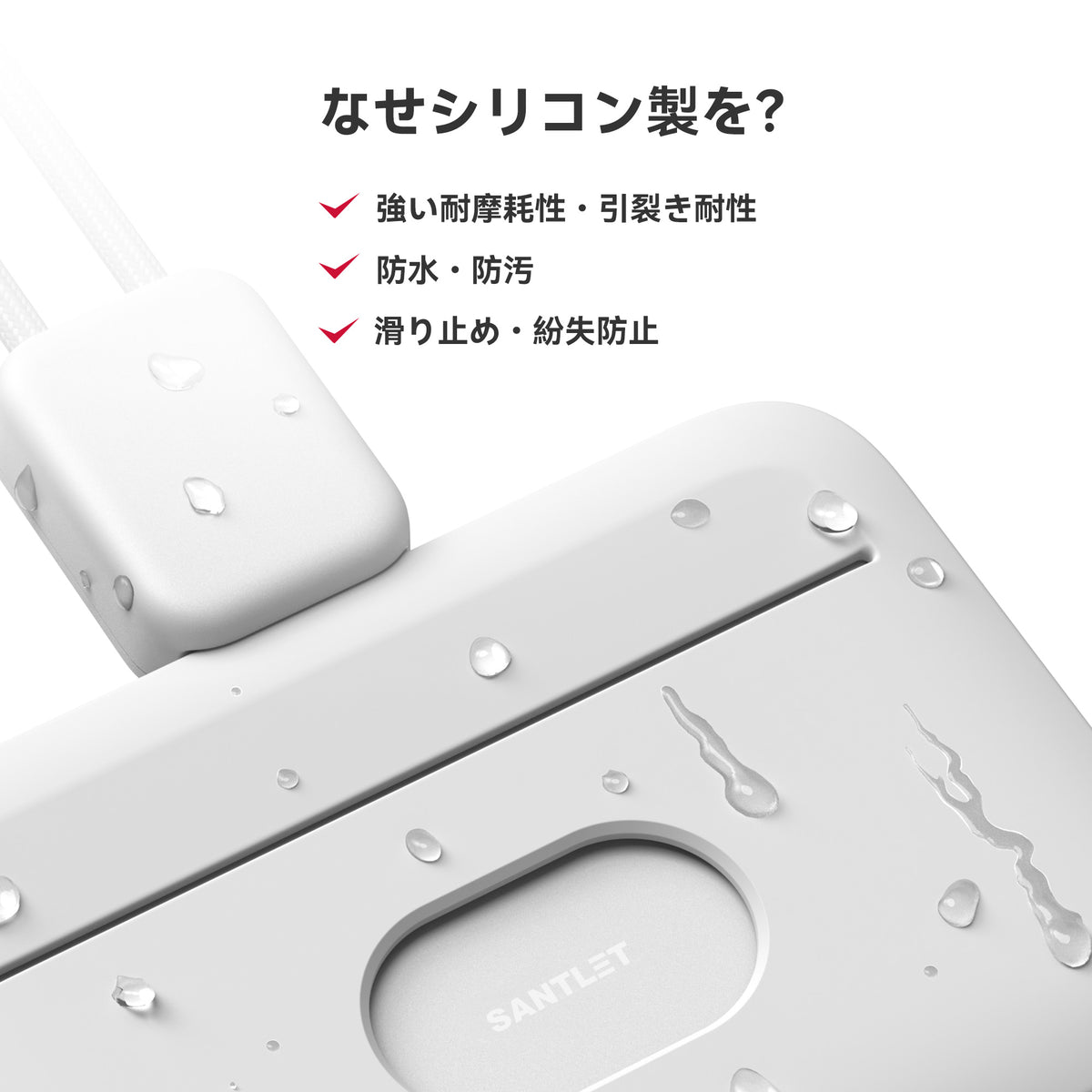 SANTLET 横型IDカードホルダー
